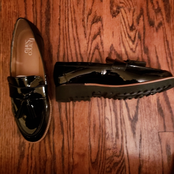 NEW Franco Sarto patent leather loafers - Picture 2 of 3